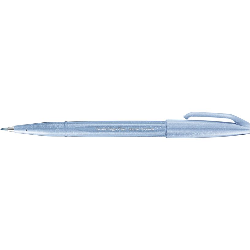 4902506365095-Pentel Sign pen - Feutre pinceau à pointe souple - gris bleuté-P_400001338_2-0