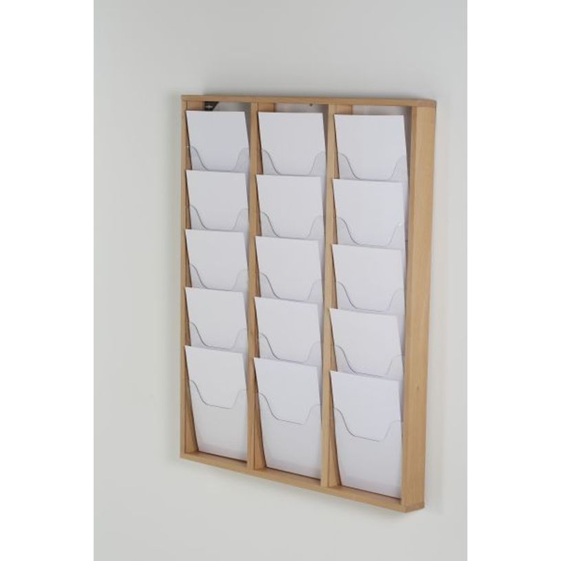 3660412028367-INOVSHOP - Présentoir de journaux mural - 3 x 5 compartiments A4 - bois foncé-P_400001421_1-0