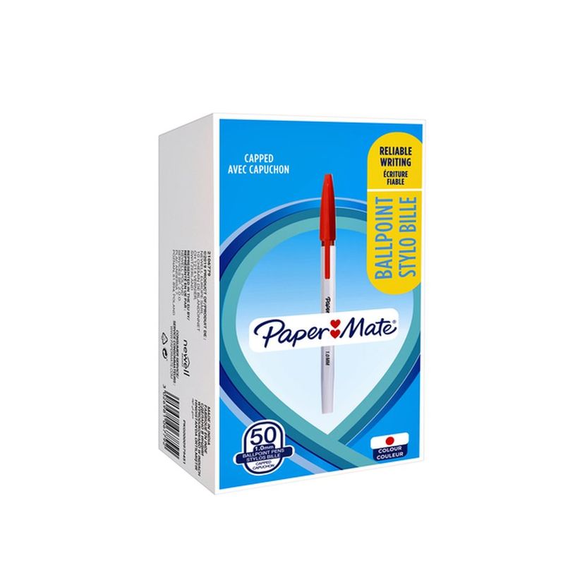3026981067792-Paper Mate 045 - 50 Stylos à bille - rouge-P_400001584_1-0