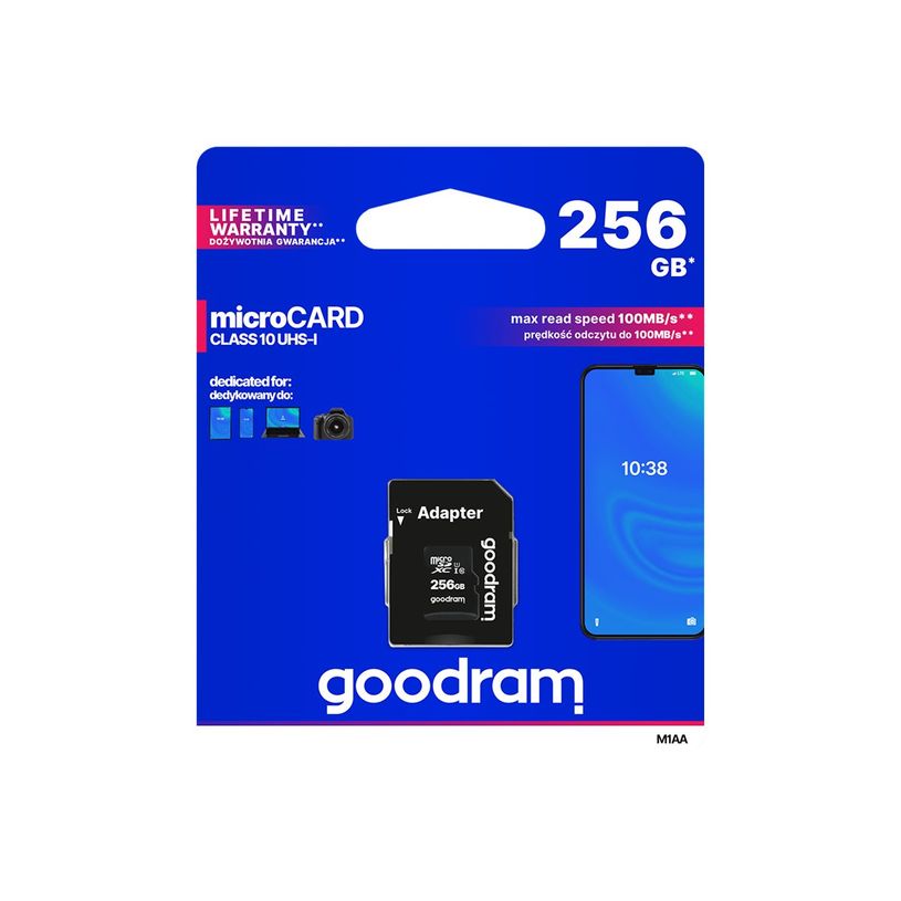 5908267930175-Goodram - carte mémoire 256 Go - Class 10 - micro SDXC UHS-I U1-P_400001599_5-4