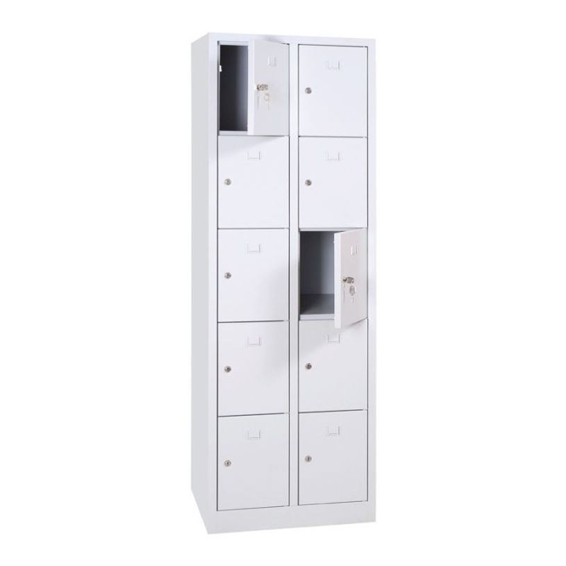 3700339894604-Vestiaire 2 colonnes soit 10 cases monobloc - H180 x L60 x P50 cm - blanc-P_400001646_2-1