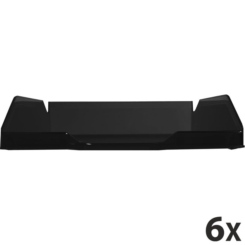 9002493014077-Exacompta Forever - 6 Corbeilles à courrier noir-P_400001694_1-0