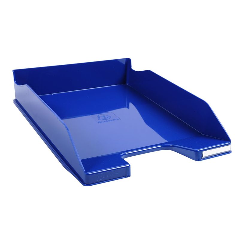 9002493110960-Exacompta COMBO Glossy - 6 Corbeilles à courrier bleu royal-P_400001701_2-1