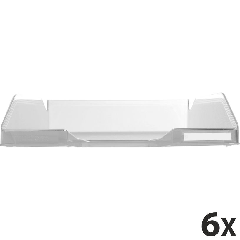 9002493011342-Exacompta COMBO - 6 Corbeilles à courrier cristal-P_400001715_1-0