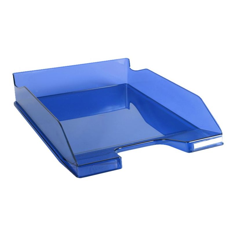 9002493110977-Exacompta COMBO Glossy - 6 Corbeilles à courrier bleu royal translucide-P_400001718_2-1