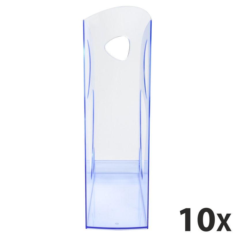 9002493014947-Exacompta Ecomag Linicolor - 10 Porte-revues bleu glacé translucide-P_400001754_1-0