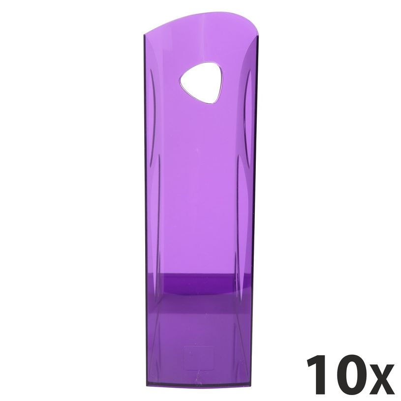 9002493014978-Exacompta Ecomag Linicolor - 10 Porte-revues violet translucide-P_400001755_1-0