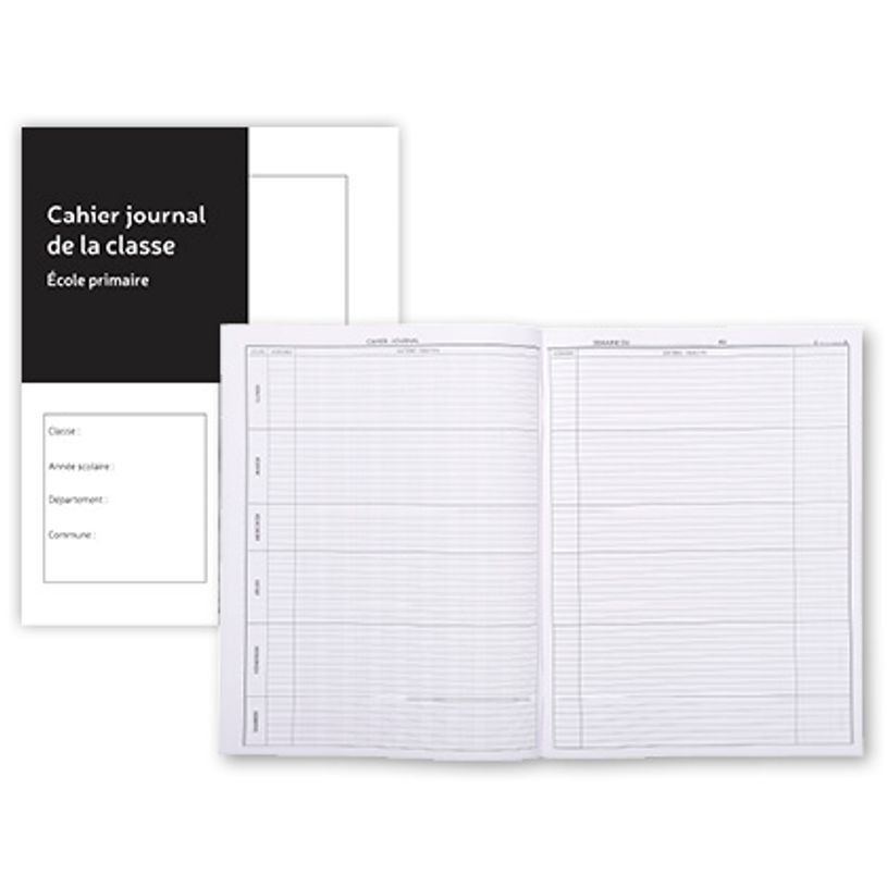 3370442542411-Exacompta - 30 Cahiers Journal de la classe - école primaire - double page par semaine  --P_400001796_1-0