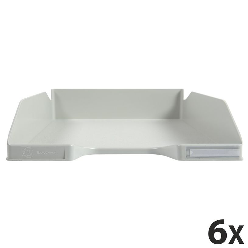 9002493110724-Exacompta COMBO - 6 Corbeilles à courrier gris-P_400001821_1-0