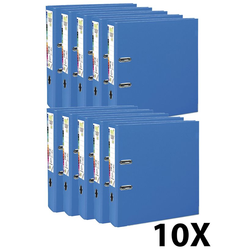 3130632533427-Exacompta Prem'Touch - 10 Classeurs à levier - Dos 80 mm - A4 Maxi - pour 600 feuilles - -P_400001859_1-0