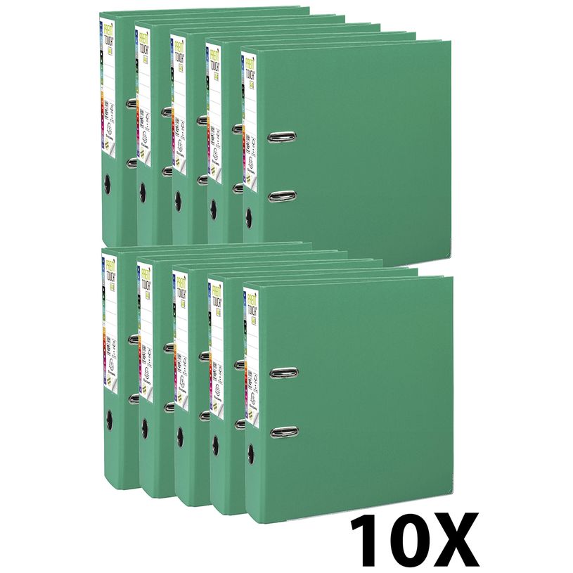 3130632533434-Exacompta Prem'Touch - 10 Classeurs à levier - Dos 80 mm - A4 Maxi - pour 600 feuilles - -P_400001860_1-0