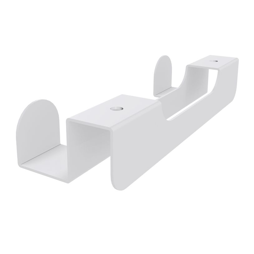 3253310169326-Double patère IN'TEAM pour banquette et box acoustique - blanc-P_400001904_1-0