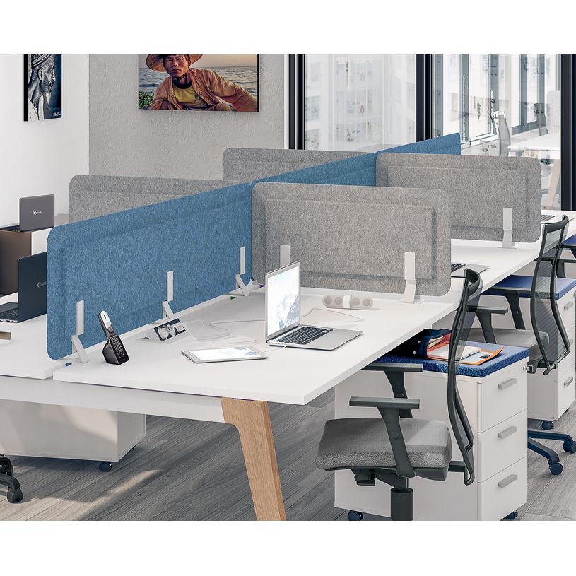 3253310169593-Écran de séparation acoustique pour bureau (sans support de fixation) - L80 x H43 cm - g-P_400001910_2-1