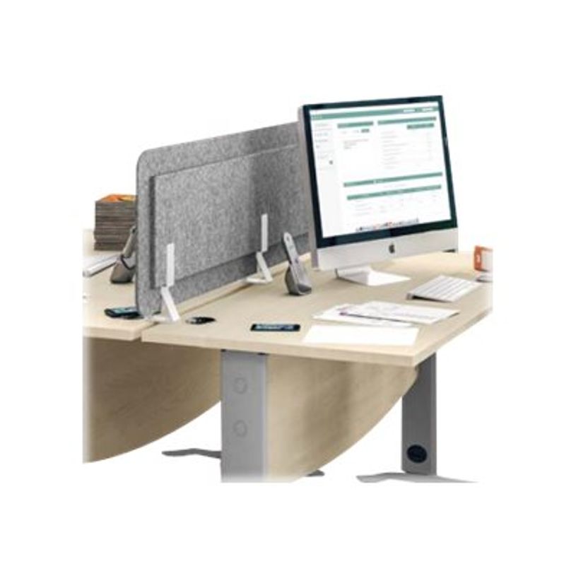 3253310169685-Écran de séparation acoustique pour bureau (sans support de fixation) - L160 x H43 cm - -P_400001919_1-0