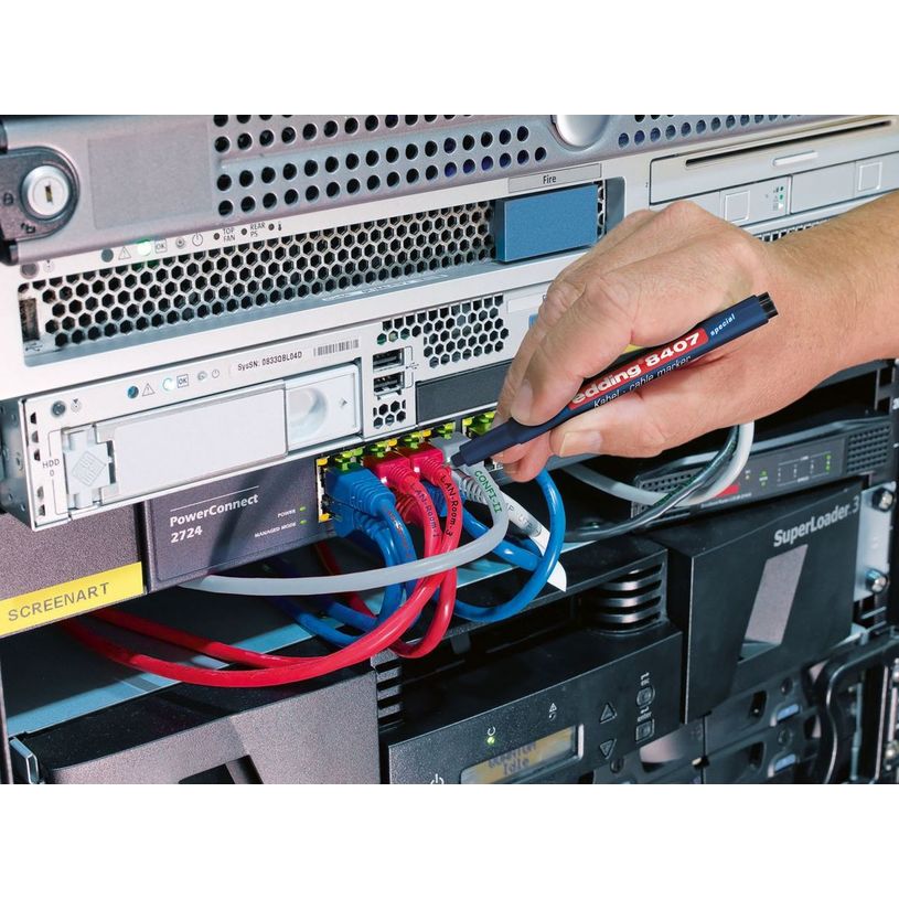 4004764937400-Edding 8407 cable - 4 Marqueurs pour câbles - pointe fine - coloris assortis-P_400001987_6-5