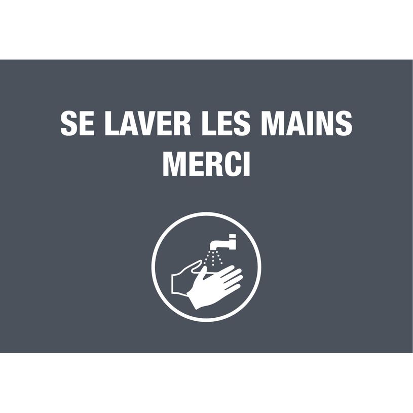 0404000019978-Novus Dahle - Tapis de distanciation sociale  lavage main -  gris - 85 x 120 cm-P_400001997_1-0