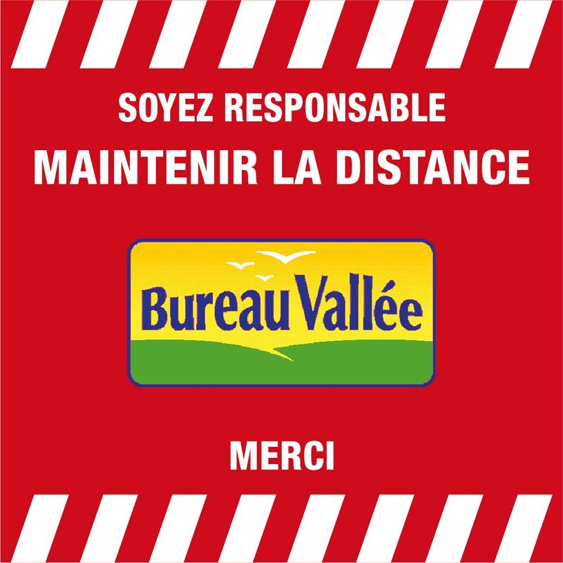0404000020042-Novus Dahle - Tapis de distanciation sociale - maintenir distance logo perso-  90 x 90 cm -P_400002004_1-0