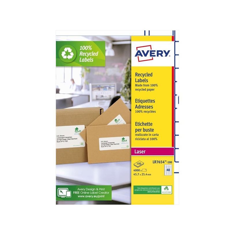 5014702138423-Avery - 4000 Étiquettes adresse recyclées blanches - 63,5 x 46,6 mm - Impression laser --P_400002015_2-0