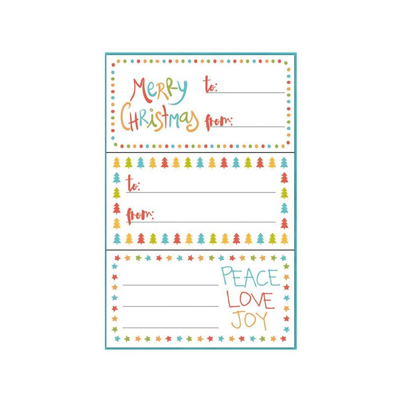 8410782144007-Apli Agipa - 9 Étiquettes cadeau Joyeux Noël - 76 x 39 mm-P_400002058_2-1