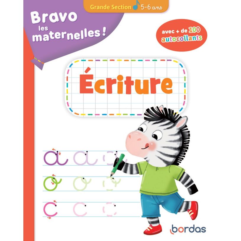 9782047358177-Bravo les maternelles - Ecriture Grande Section - avec + de 100 autocollants - 5-6 ans-P_400002069_1-0