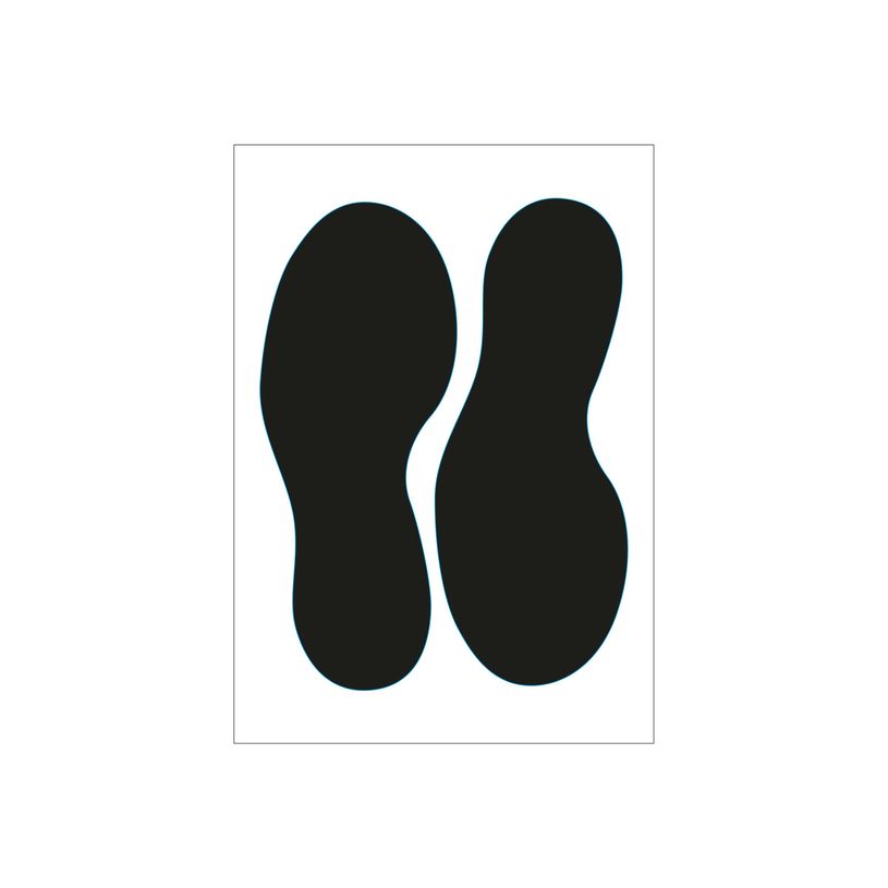 8711234041890-Pickup - Adhésif de signalisation au sol "pas noir" - 25 cm-P_400002262_1-0