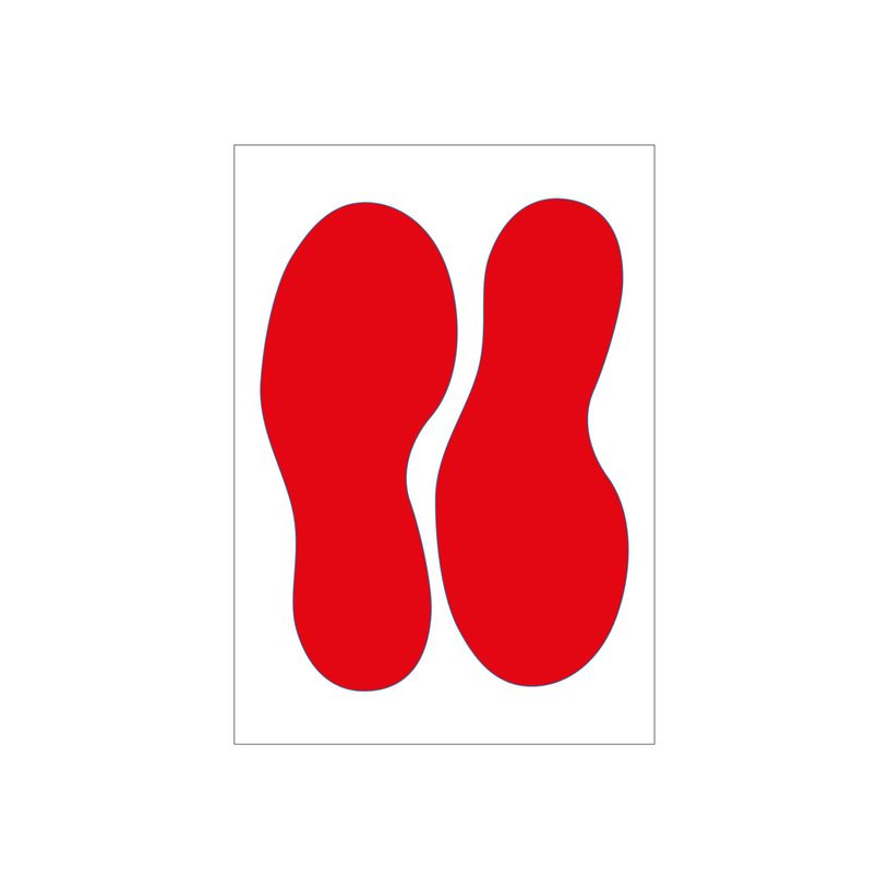 8711234041913-Pickup - Adhésif de signalisation au sol "pas rouge" - 25 cm-P_400002264_1-0