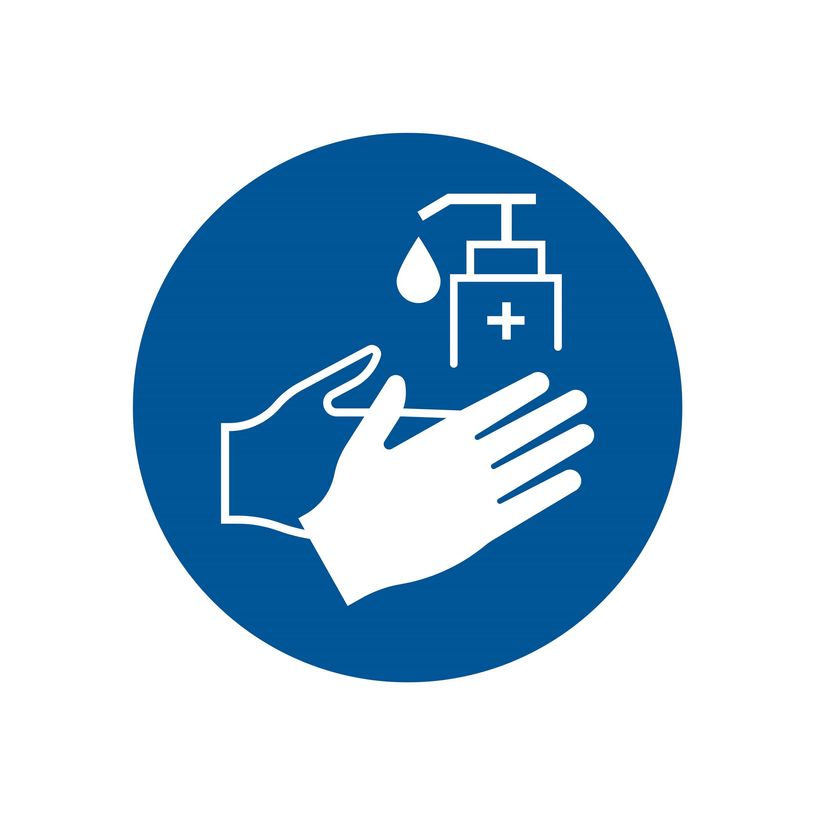 8711234030160-Pickup - Adhésif "désinfection des mains requise" - 10 x 10 cm-P_400002274_1-0