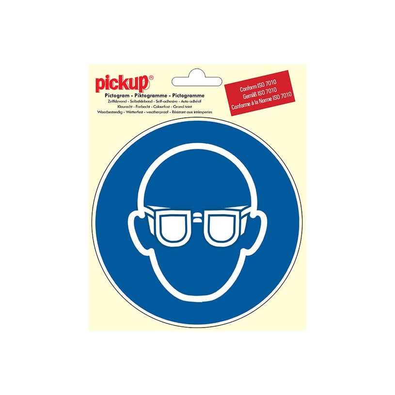 8711234038852-Pickup - Pictogramme rond - Lunettes de protection obligatoires - 150 mm-P_400002288_1-0