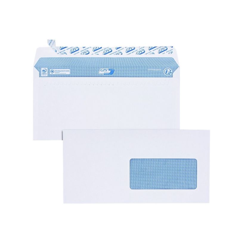 3250650033072-GPV - 200 Enveloppes DL 110 x 220 mm - 90 gr - fenêtre 45x100 mm - blanc - bande adhésiv-P_400002458_2-1
