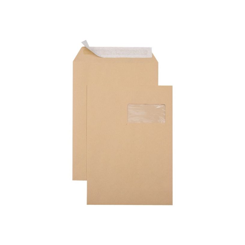 3250650005406-GPV - 250 Pochettes Enveloppes C4 229 x 324 mm - 90 gr - fenêtre 50x100 mm - kraft - band-P_400002466_2-1