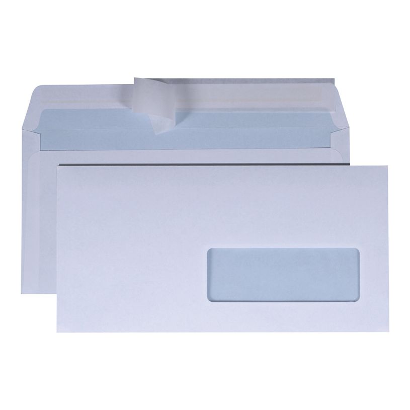 3240180230256-La Couronne - 200 Enveloppes DL 110 x 220 mm - 100 gr - blanc - fenêtre 45 x 100 mm - ban-P_400002478_2-1