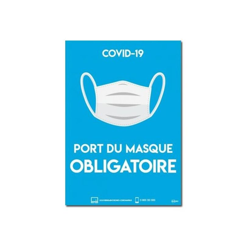 5014702142239-Avery - 2 Affiches de sécurité amovibles A4 - port du masque-P_400002490_2-0