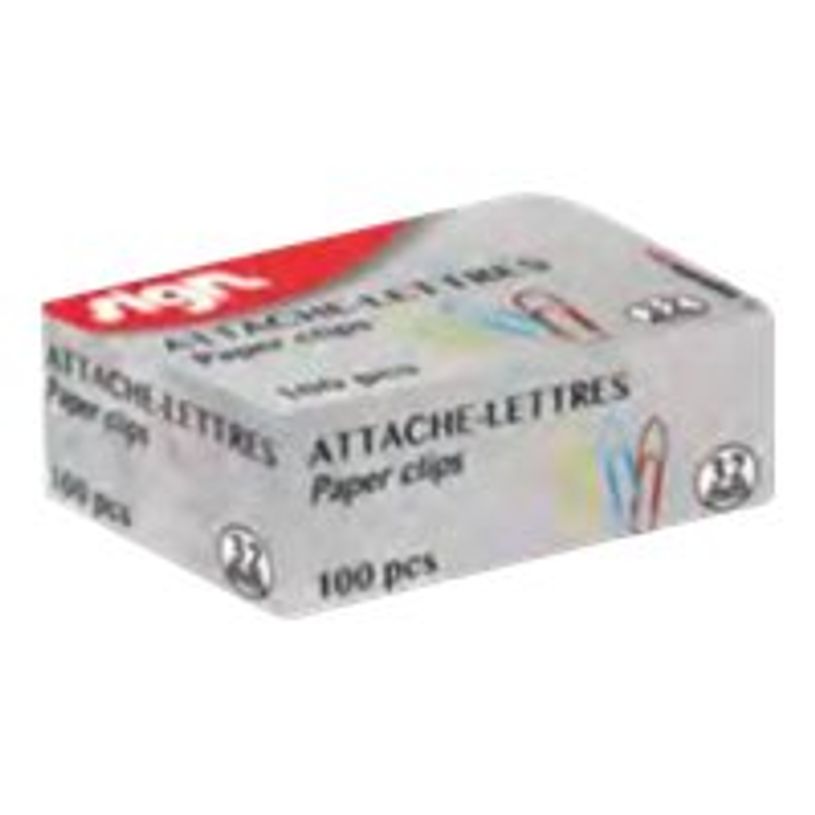 3173740115451-Sign - 100 Trombones attache-lettres - 32 mm - couleurs assorties-P_400002551_1-0