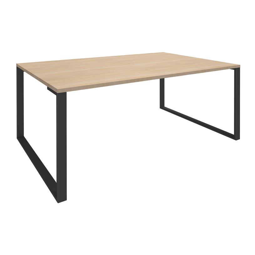 3253310171862-Bureau LOFTER Manager - L180 x P100 x H72,5 cm - sans console - pieds carbone - plateau im-P_400002610_1-0