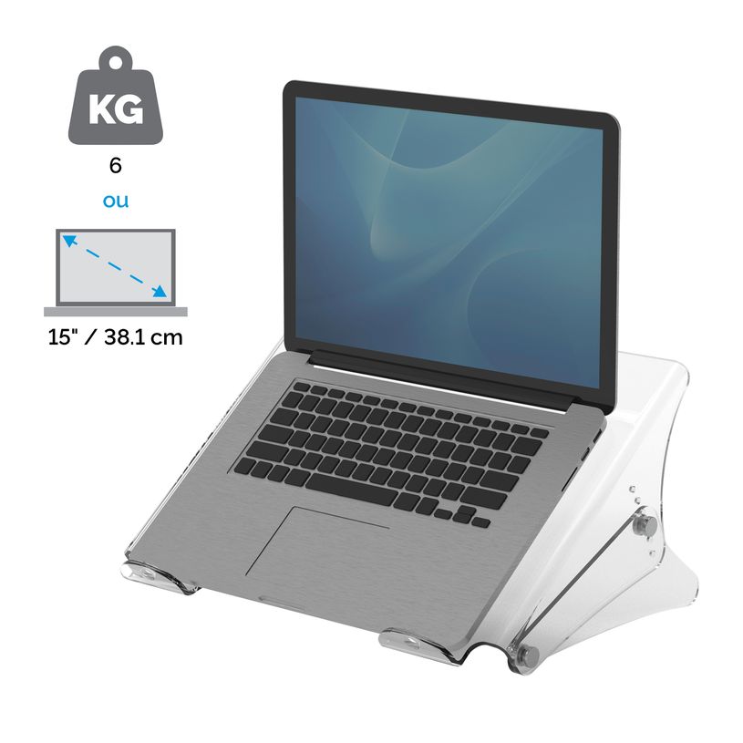 0043859752737-Fellowes Clarity - Support pour ordinateur portable transparent - réglable en hauteur - -P_400002619_10-4
