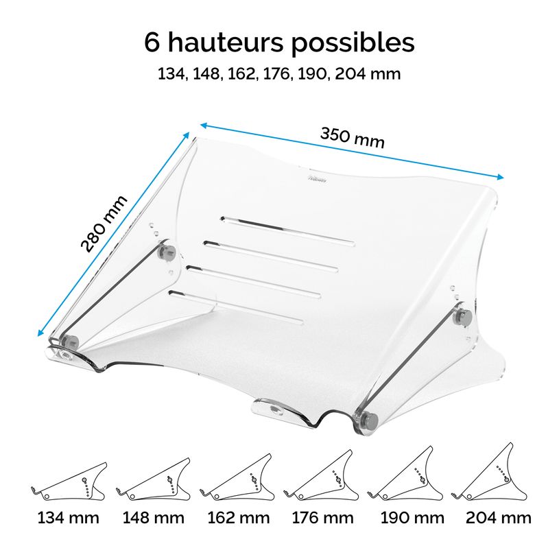 0043859752737-Fellowes Clarity - Support pour ordinateur portable transparent - réglable en hauteur - a-P_400002619_7-2