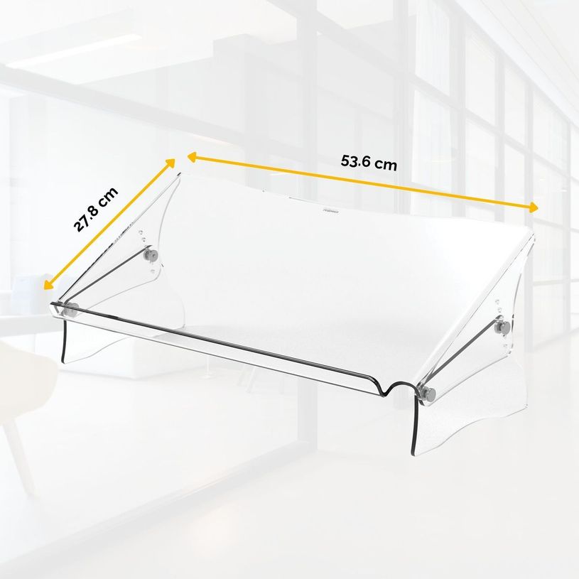 0043859752720-Fellowes Clarity - Porte-documents transparent - format A3 et A4 - réglable en hauteur - -P_400002620_4-1