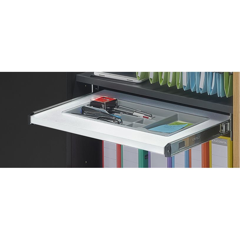 3253310169258-Tirette plumier escamotable pour caisson TOWER - blanc-P_400002644_1-0