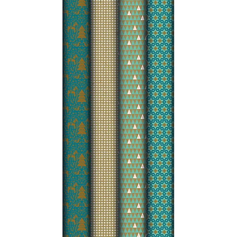 3329682238554-Clairefontaine Eurowrap - Papier cadeau kraft - 70 cm x 2 m - 70 g/m² - différents motif-P_400002840_1-0