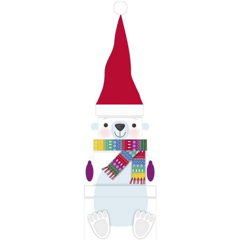 5033601528500-Clairefontaine Eurowrap - 3 Boîtes cadeau carrées - 15,5 x 12 cm - finition peluche ours-P_400002887_1-0