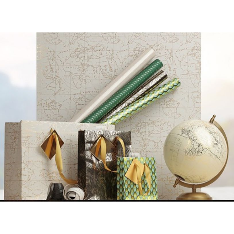 3329682128718-Clairefontaine Premium - Papier cadeau - 70 cm x 2 m - 80 g/m² - collection travel-P_400002922_3-2