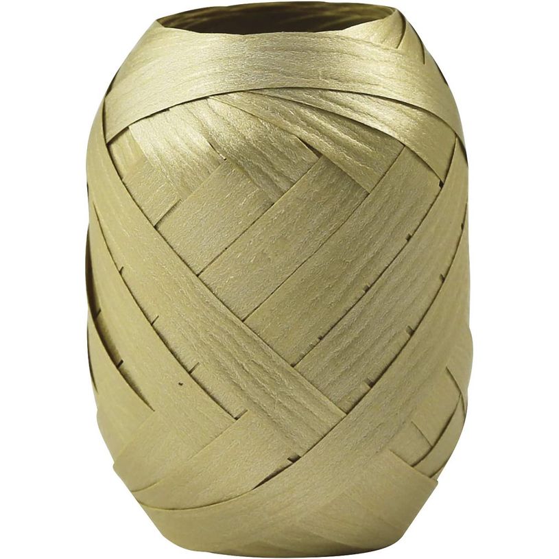 3663619059967-Clairefontaine Eurowrap Christmas - Bolduc mat - ruban d'emballage cadeau - or-P_400002941_1-0