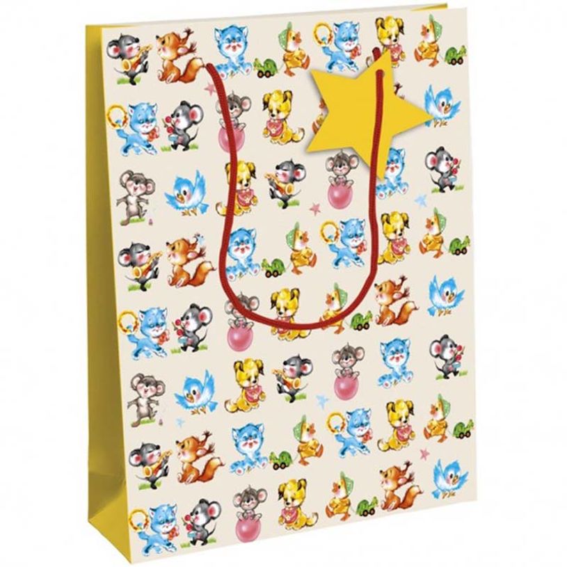 5033601524236-Clairefontaine Excellia - Sac cadeau - 26,5 cm x 14 cm x 33 cm - vintage-P_400002950_1-0