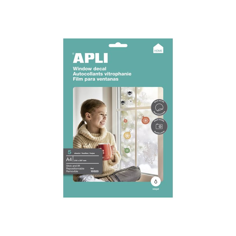8410782103233-Apli Home - Papier vitrophanie - film décoratif pour fenêtre - 5 feuilles A4-P_400002974_2-0