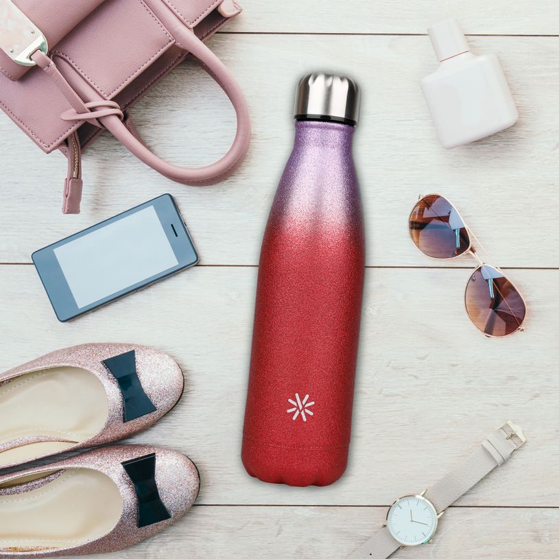 3135250122541-Aqua Pastel - Gourde Bouteille isotherme 500 ml - double paroi - disponible dans différ-P_400003010_16-11