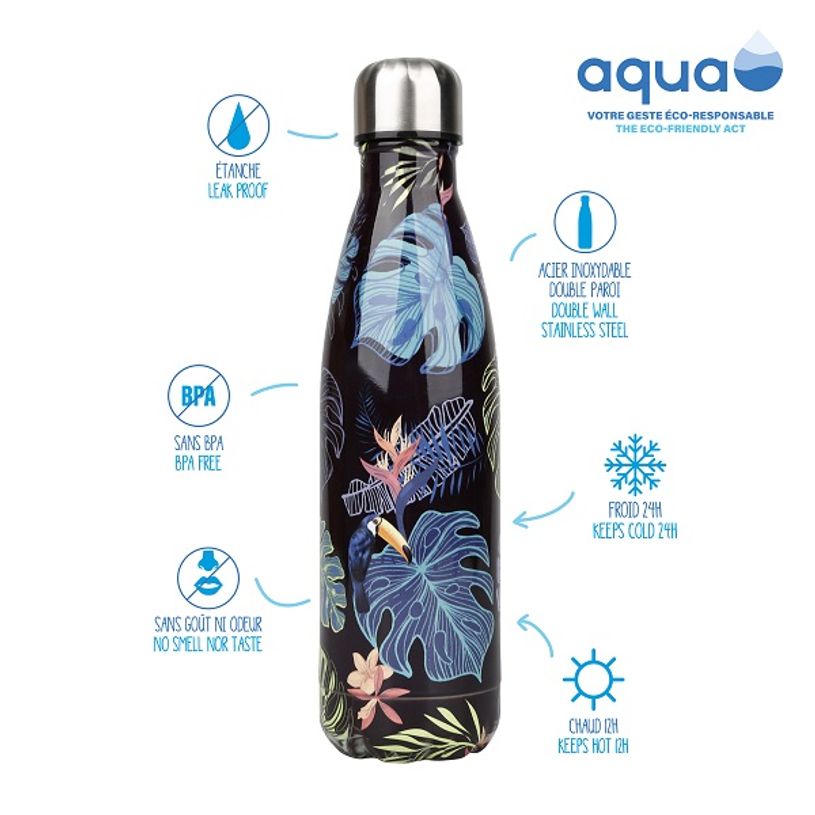 3135250122541-Aqua Pastel - Gourde Bouteille isotherme 500 ml - double paroi - disponible dans différen-P_400003010_6-1