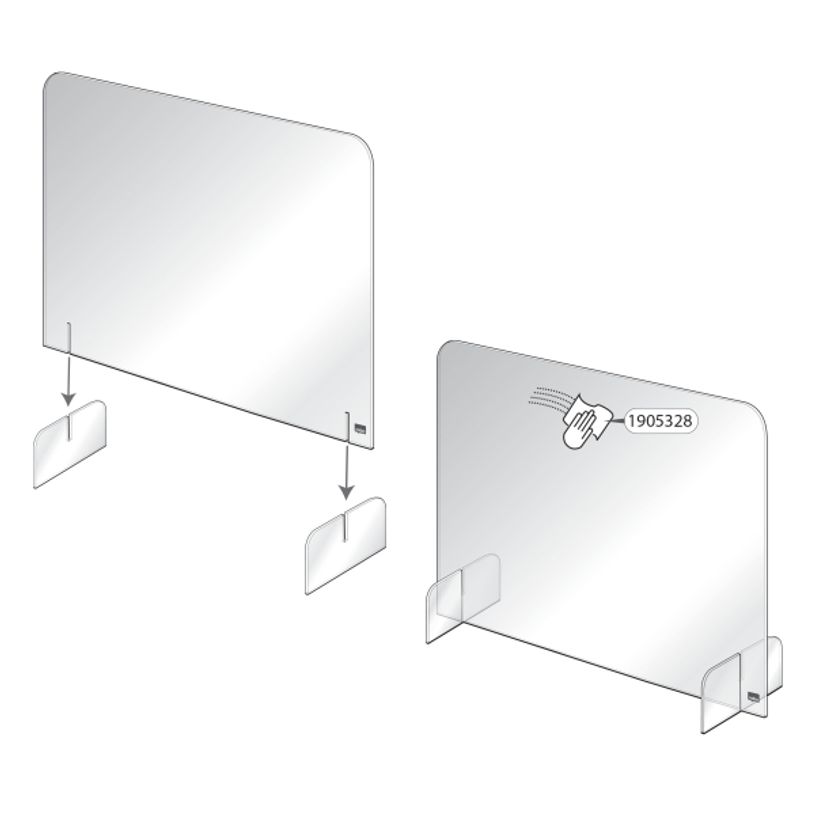 5028252617307-Nobo - Cloison de séparation - Transparent acrylique sans trou - 70 x 85 cm-P_400003015_2-1