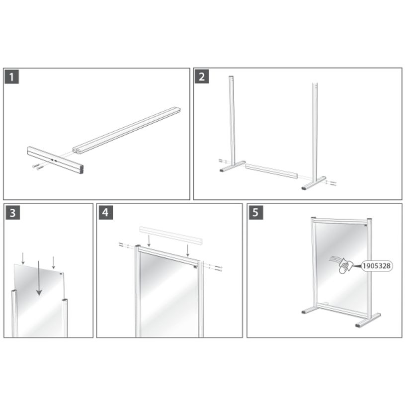 5028252617345-Nobo Premium Plus - Cloison de séparation - 60 x 100 cm - acrylique clair-P_400003019_3-2