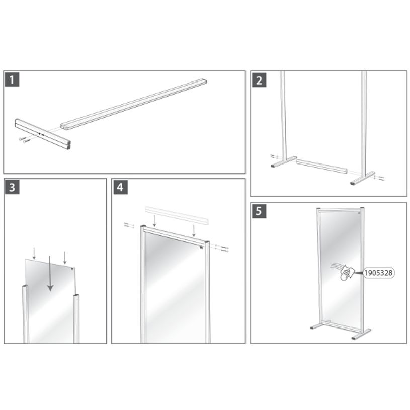 5028252617574-Nobo Premium Plus - Cloison de séparation - 80 x 180 cm - acrylique clair-P_400003027_3-2
