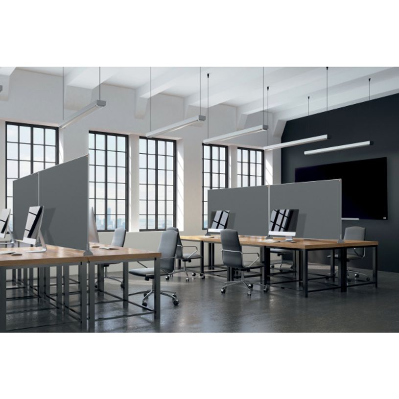 5028252617420-Nobo Impression Pro - Cloison de séparation - 120 x 100 cm - gris-P_400003039_3-2